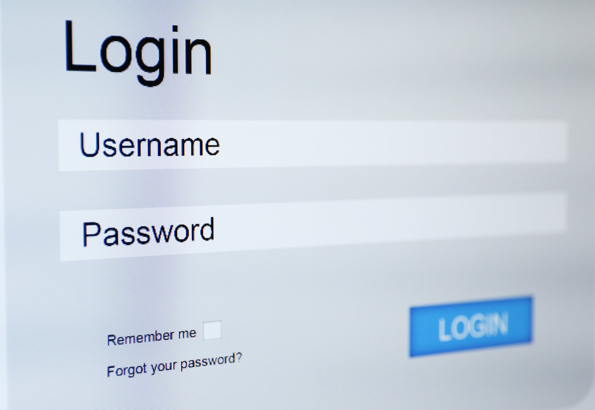 Login Screen